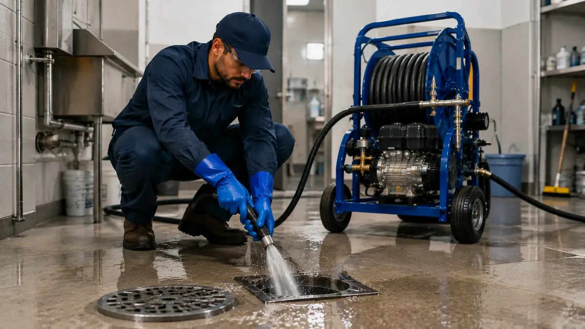 Floor Drain Hydro Jet Cleaning in Morongo Valley