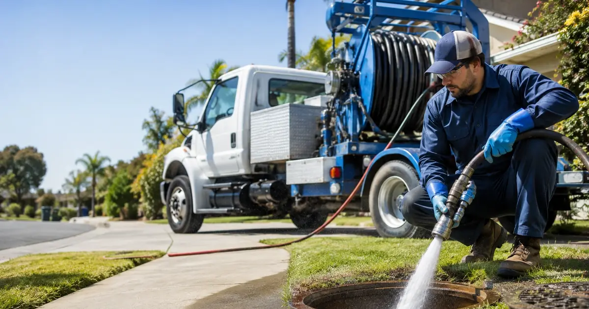Hydro jet sewer cleaning Morongo Valley