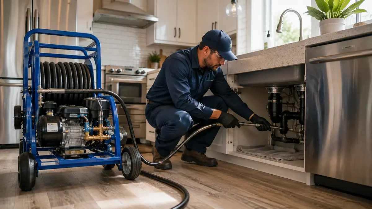 Kitchen Drain Hydro Jetting in Morongo Valley